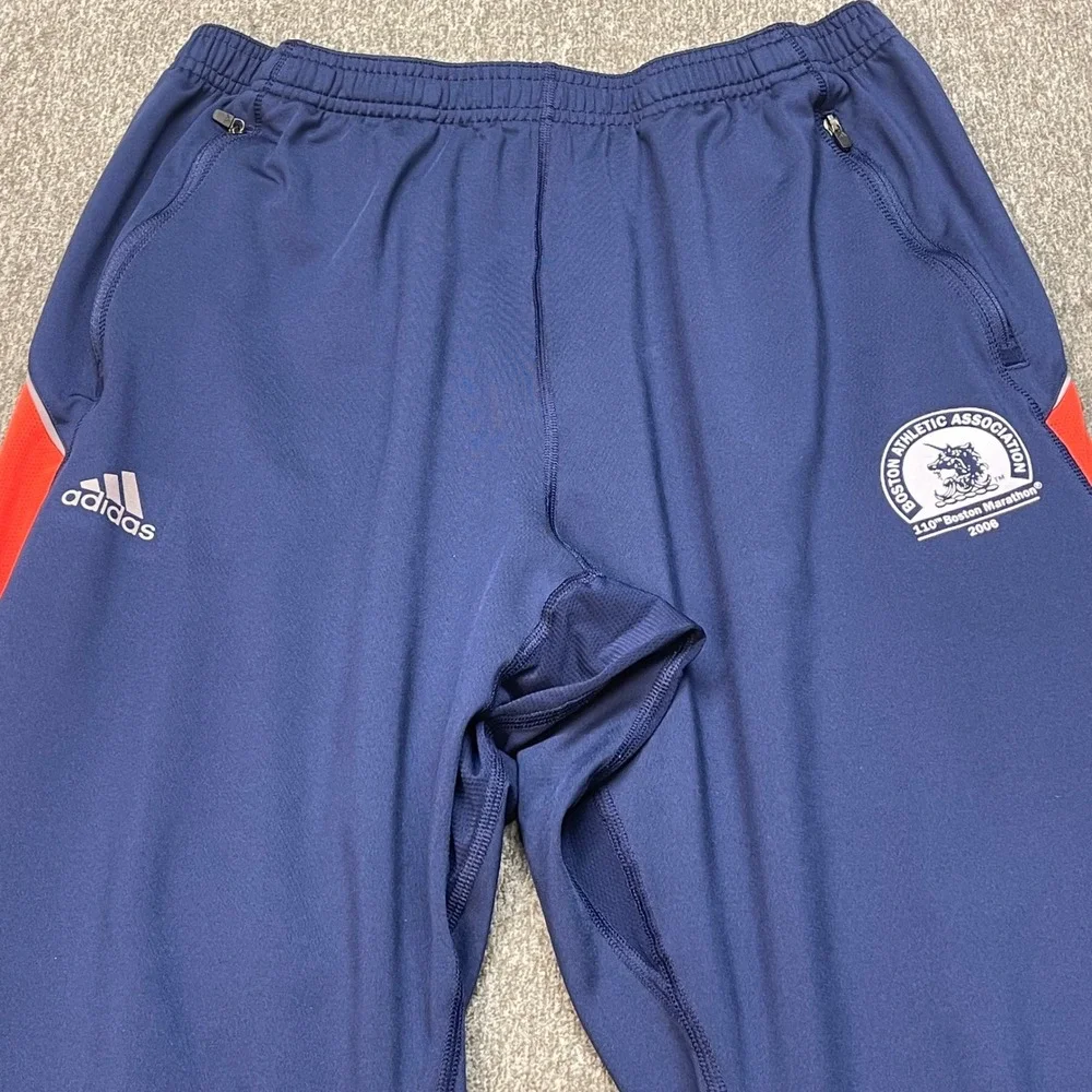 Adidas 2006 Boston Marathon Pants Mens XL Navy Blue 110th BAA Track